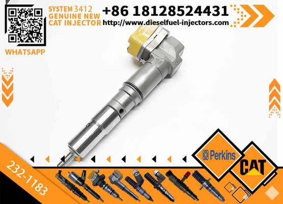 Common Rail Fuel Injector Excavator Parts Engine 3408 3412 Fule Injetor 232-1173 232-1183 232-1168 174-7528 174-7526 for CAT